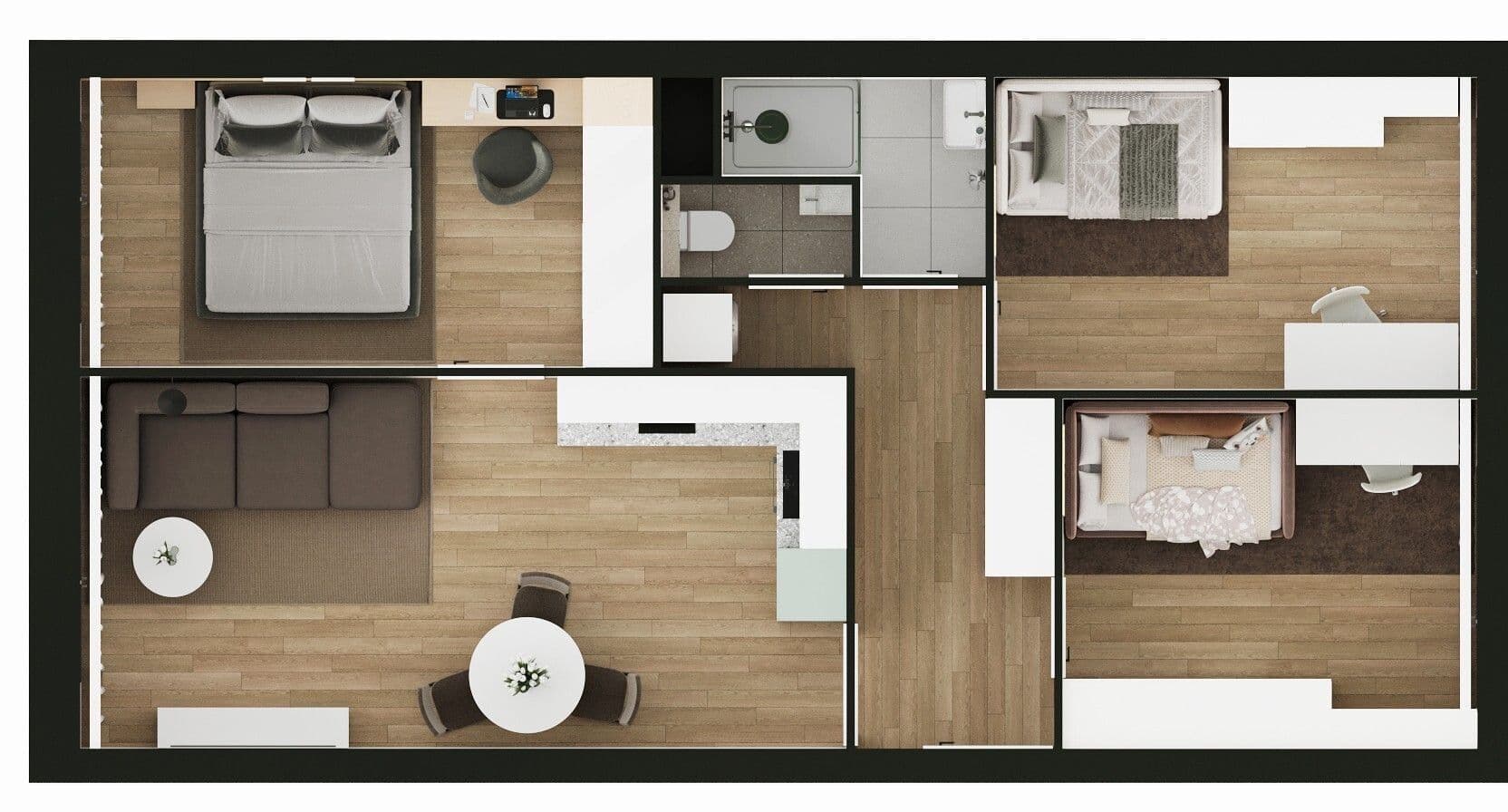 Predaj bytu 4-izbový 71 m², Třebenická, Praha, Praha Predaj bytu 4-izbový 71 m², Třebenická, Praha, Praha