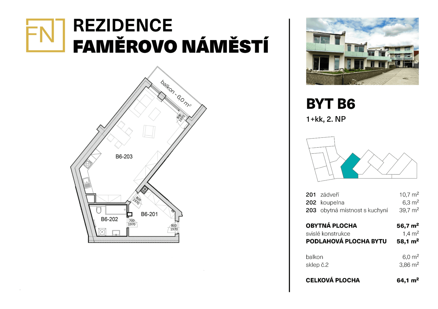 Predaj bytu 2-izbový 58 m², Faměrovo náměstí, Brno, Jihomoravský kraj Predaj bytu 2-izbový 58 m², Faměrovo náměstí, Brno, Jihomoravský kraj