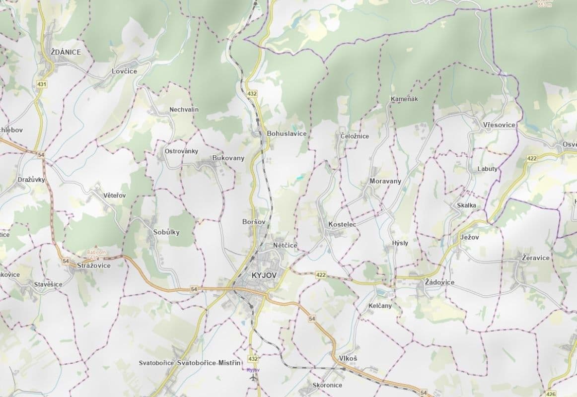Predaj pozemku 3.645 m², Kyjov, Jihomoravský kraj Predaj pozemku 3.645 m², Kyjov, Jihomoravský kraj