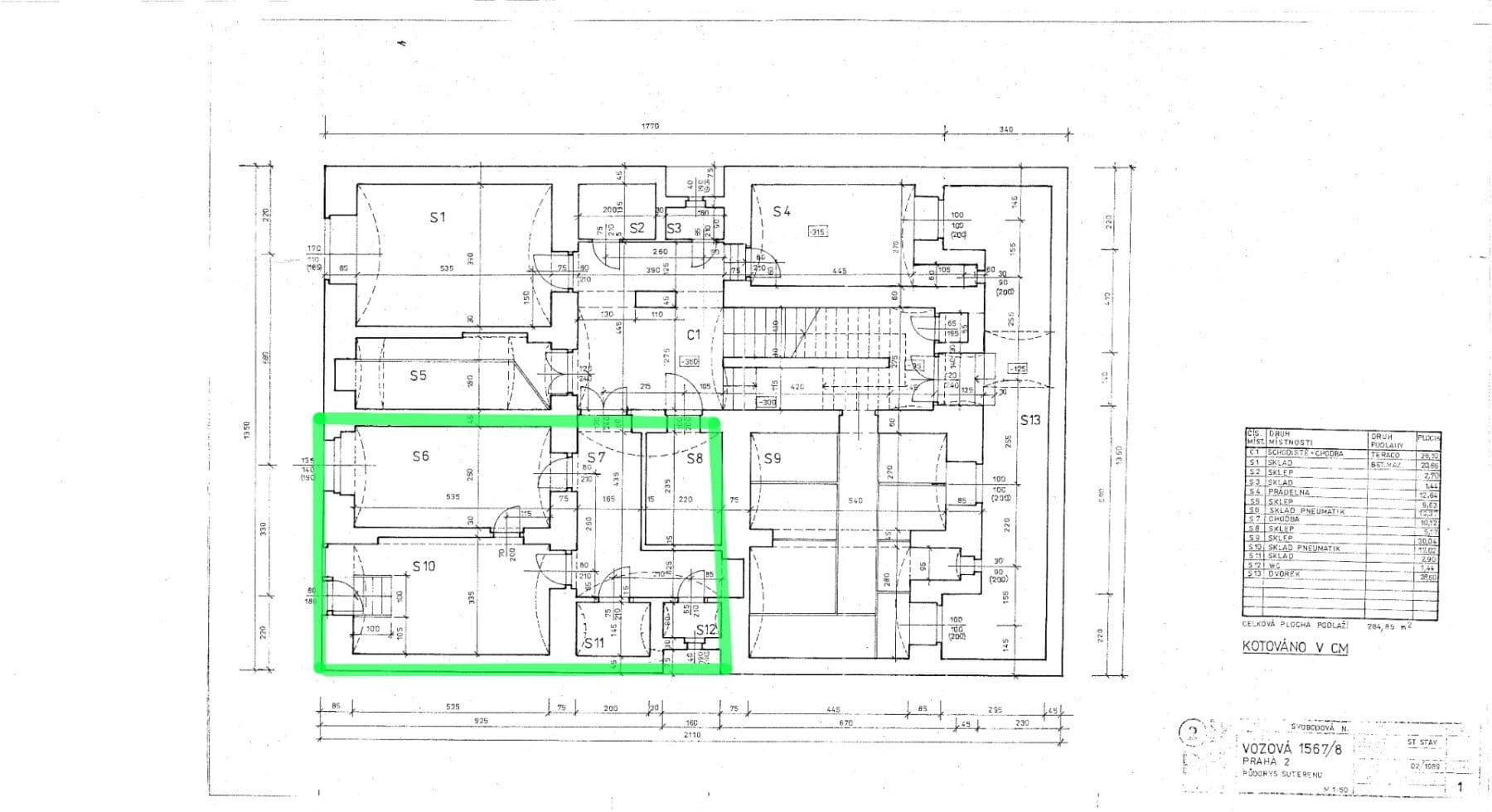 Prenájom nebytového priestoru 54 m², Vozová, Praha, Praha Prenájom nebytového priestoru 54 m², Vozová, Praha, Praha