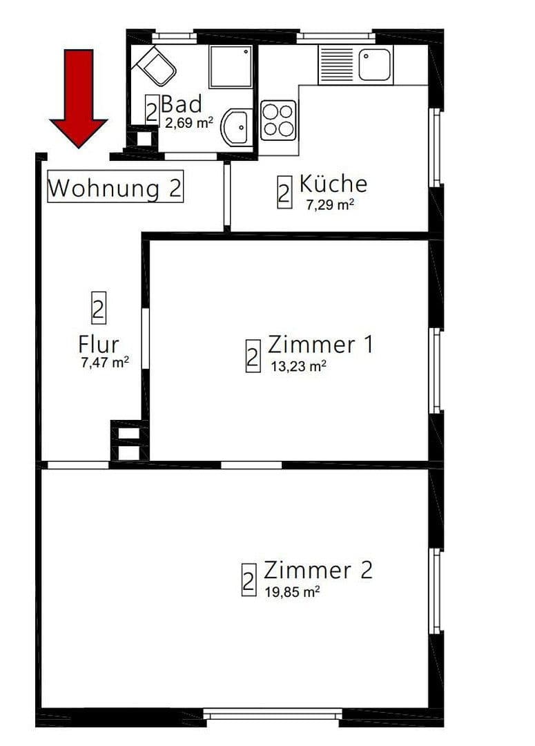 Prenájom bytu 2-izbový 51 m², Wartbergstraße 17, Heilbronn, Bádensko-Wurttembersko Prenájom bytu 2-izbový 51 m², Wartbergstraße 17, Heilbronn, Bádensko-Wurttembersko