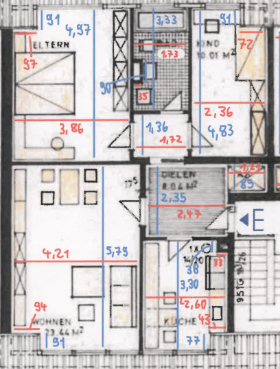Prenájom bytu 3-izbový 76 m², Scheppmannskamp 9, Essen, Severné Porýnie - Westfálsko Prenájom bytu 3-izbový 76 m², Scheppmannskamp 9, Essen, Severné Porýnie - Westfálsko