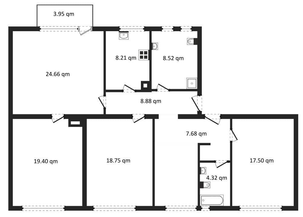 Prenájom bytu 5-izbový 126 m², Hohenstaufenstr. 56, Pforzheim, Bádensko-Wurttembersko Prenájom bytu 5-izbový 126 m², Hohenstaufenstr. 56, Pforzheim, Bádensko-Wurttembersko