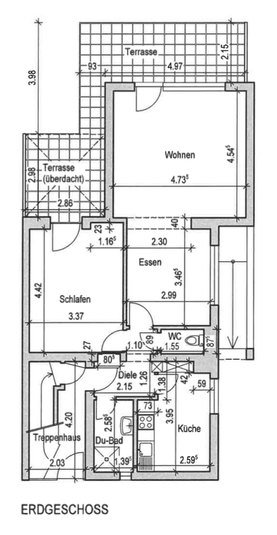 Prenájom bytu 2-izbový 72 m², Mülhausener Str. 23, Leverkusen, Severné Porýnie - Westfálsko Prenájom bytu 2-izbový 72 m², Mülhausener Str. 23, Leverkusen, Severné Porýnie - Westfálsko