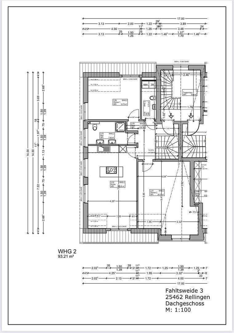 Prenájom bytu 3-izbový 135 m², Fahltsweide, 3, Rellingen, Šlezvicko-Holštajnsko Prenájom bytu 3-izbový 135 m², Fahltsweide, 3, Rellingen, Šlezvicko-Holštajnsko