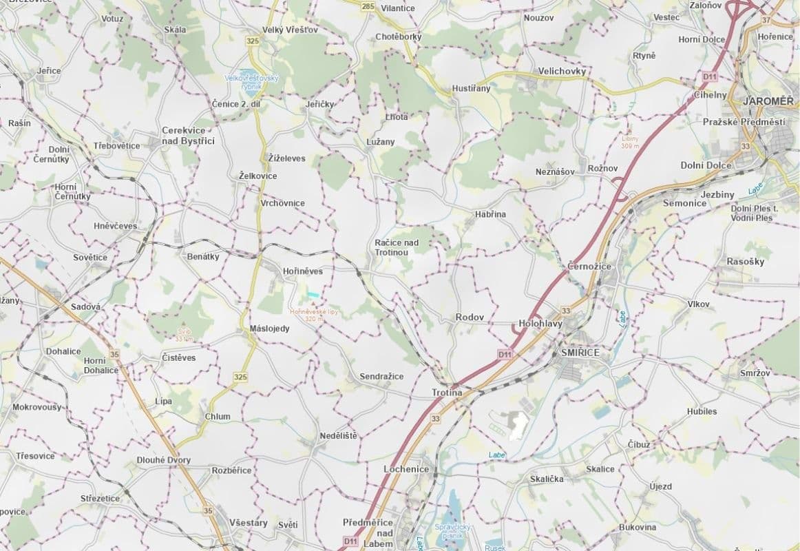 Predaj pozemku 6.707 m², Hořiněves, Královéhradecký kraj Predaj pozemku 6.707 m², Hořiněves, Královéhradecký kraj