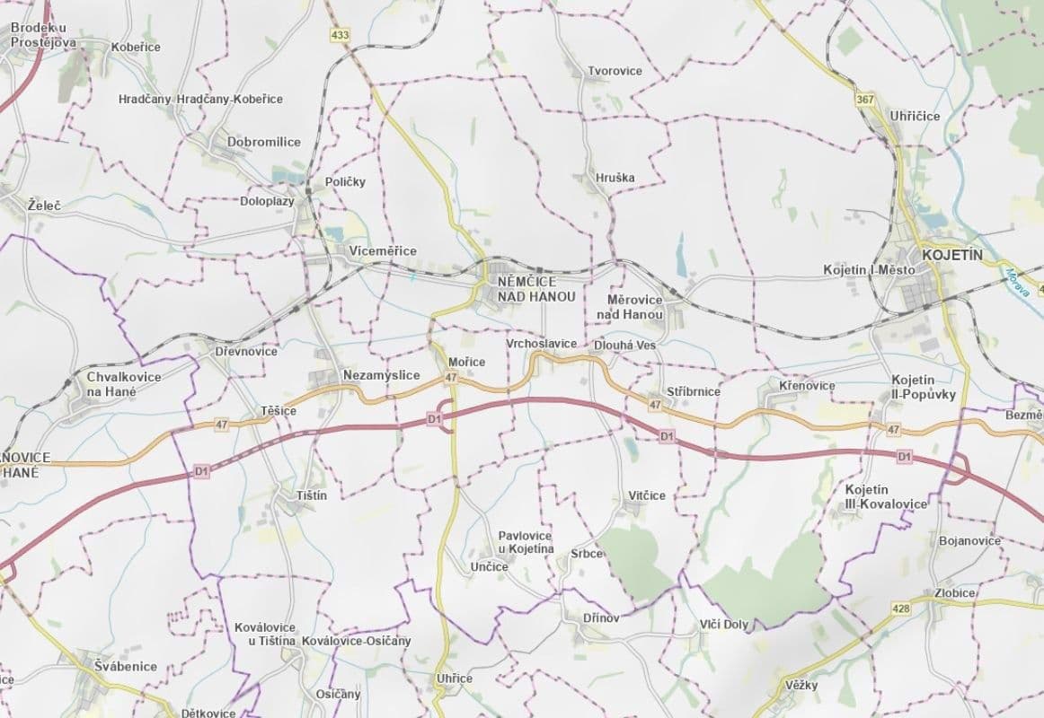 Predaj pozemku 1.105 m², Němčice nad Hanou, Olomoucký kraj Predaj pozemku 1.105 m², Němčice nad Hanou, Olomoucký kraj