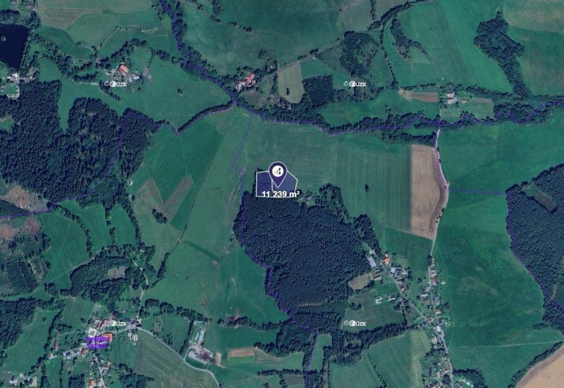 Predaj pozemku 2.248 m², Zdíkov, Jihočeský kraj Predaj pozemku 2.248 m², Zdíkov, Jihočeský kraj