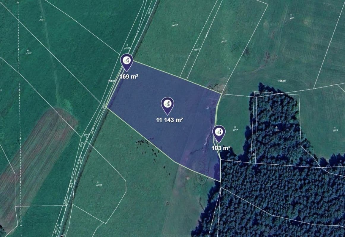 Predaj pozemku 2.283 m², Stachy, Jihočeský kraj Predaj pozemku 2.283 m², Stachy, Jihočeský kraj