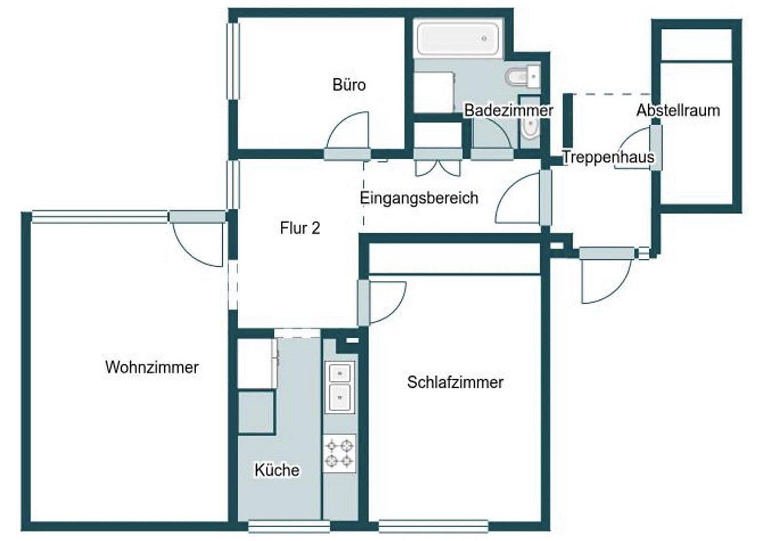 Prenájom bytu 3-izbový 73 m², Albert-Schweitzer-Str. 4, Laatzen, Dolné Sasko Prenájom bytu 3-izbový 73 m², Albert-Schweitzer-Str. 4, Laatzen, Dolné Sasko