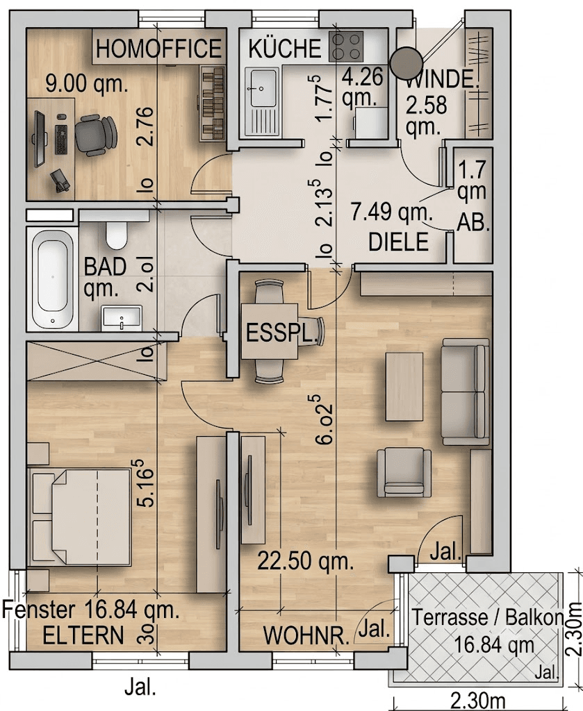 Predaj bytu 3-izbový 70 m², Leonberg, Bádensko-Wurttembersko Predaj bytu 3-izbový 70 m², Leonberg, Bádensko-Wurttembersko