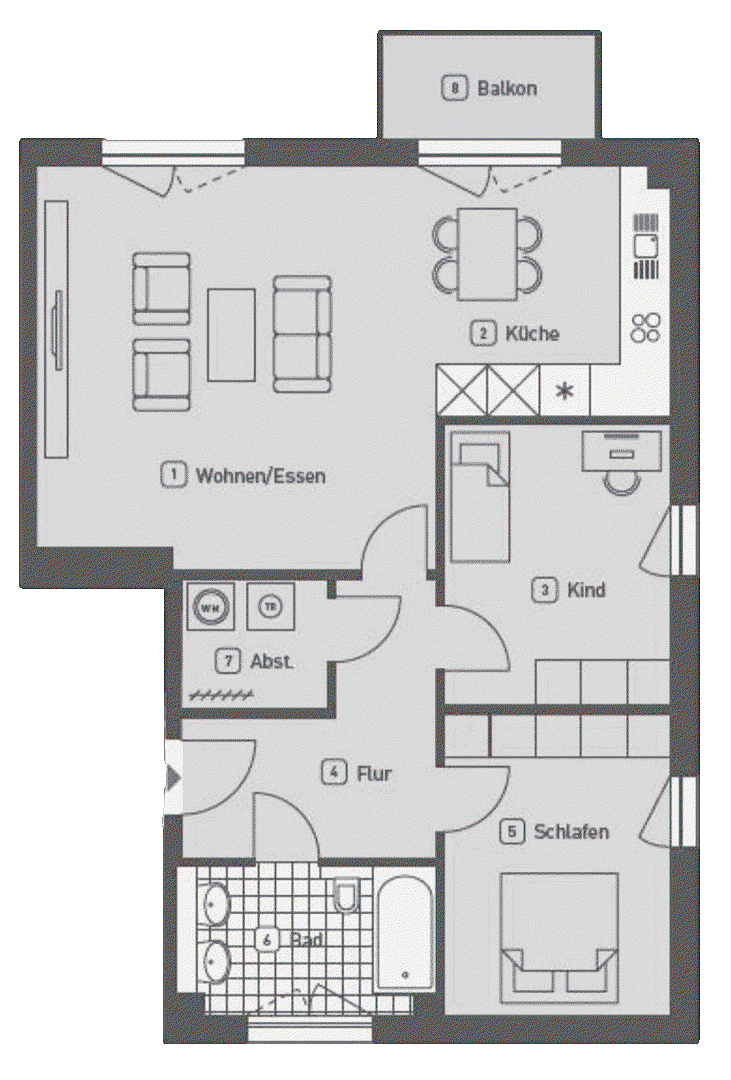Predaj bytu 3-izbový 89 m², Hamburg, Hamburg Predaj bytu 3-izbový 89 m², Hamburg, Hamburg