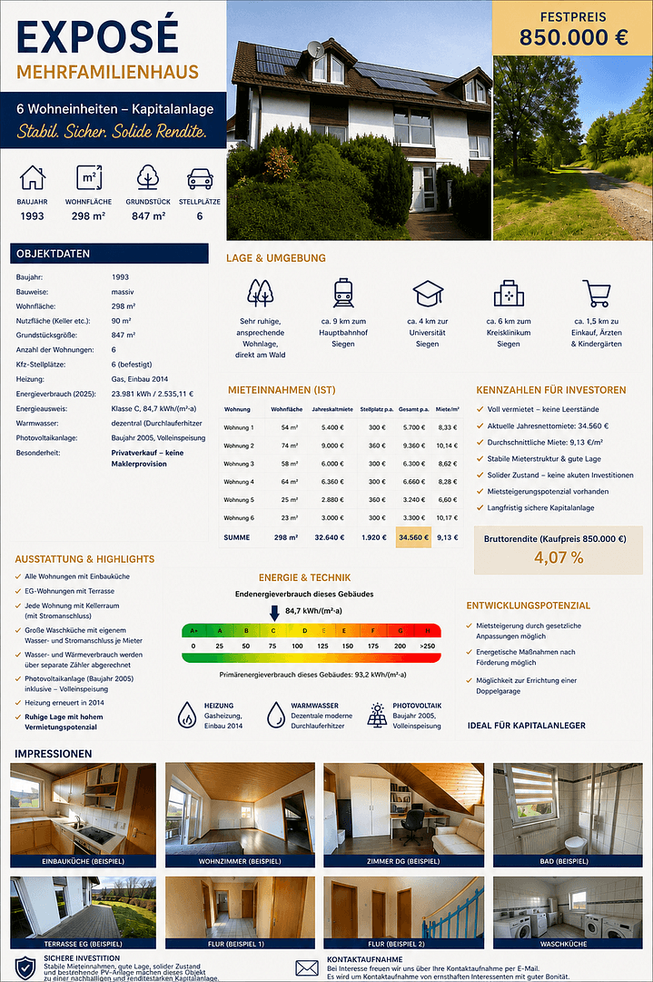 Predaj domu 298 m², pozemek 847 m², Netphen, Severné Porýnie - Westfálsko Predaj domu 298 m², pozemek 847 m², Netphen, Severné Porýnie - Westfálsko