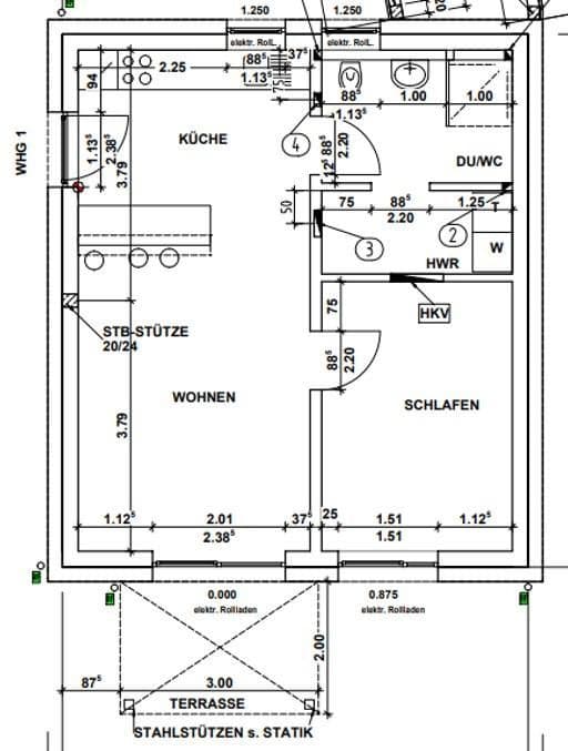 Prenájom bytu 2-izbový 57 m², Westheimer Straße 3, Hofgeismar, Hesensko Prenájom bytu 2-izbový 57 m², Westheimer Straße 3, Hofgeismar, Hesensko