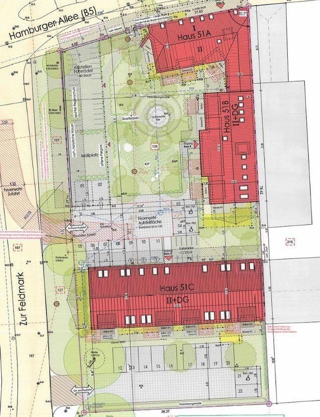 Prenájom bytu 2-izbový 79 m², Hamburger Allee 51b, Haus C, Nauen, Brandenbursko Prenájom bytu 2-izbový 79 m², Hamburger Allee 51b, Haus C, Nauen, Brandenbursko
