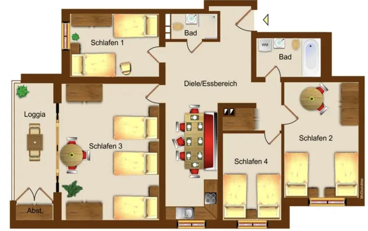 Prenájom bytu 5-izbový 120 m², Hamburg, Hamburg Prenájom bytu 5-izbový 120 m², Hamburg, Hamburg