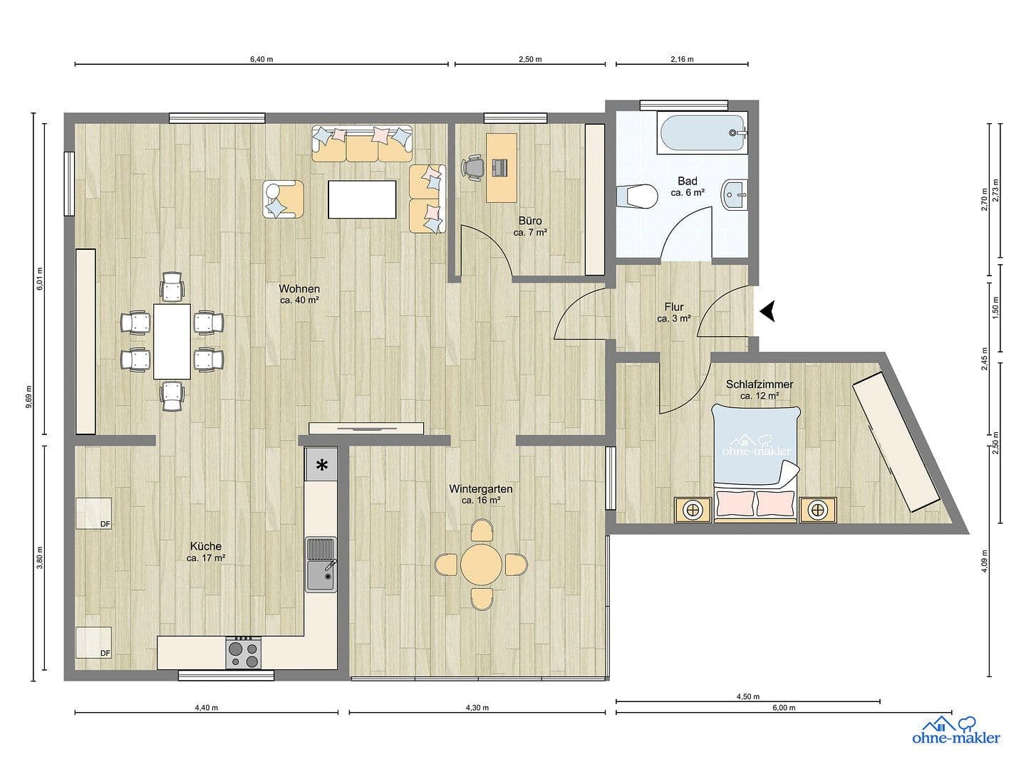 Prenájom bytu 2-izbový 97 m², Stocksee, Šlezvicko-Holštajnsko Prenájom bytu 2-izbový 97 m², Stocksee, Šlezvicko-Holštajnsko