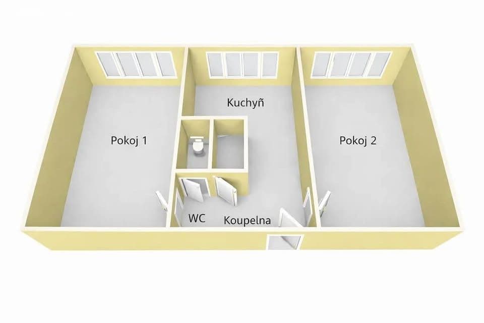 Predaj bytu 2-izbový 53 m², Kpt. Jaroše, Orlová, Moravskoslezský kraj Predaj bytu 2-izbový 53 m², Kpt. Jaroše, Orlová, Moravskoslezský kraj