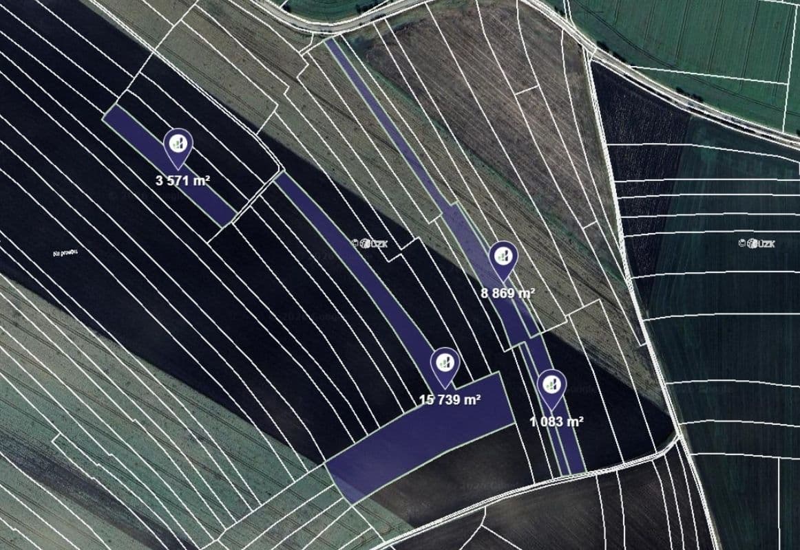 Predaj pozemku 74.702 m², Křinec, Středočeský kraj Predaj pozemku 74.702 m², Křinec, Středočeský kraj