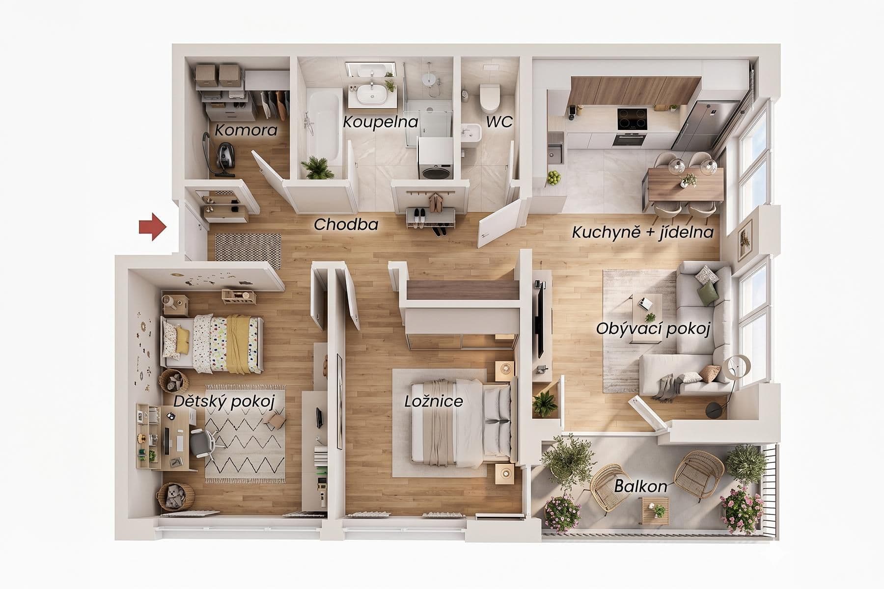 Predaj bytu 3-izbový 76 m², Poděbradská, Praha, Praha Predaj bytu 3-izbový 76 m², Poděbradská, Praha, Praha