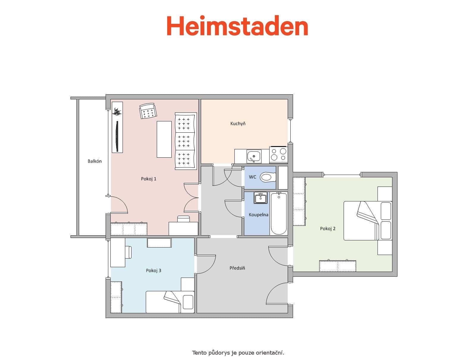 Prenájom bytu 3-izbový 72 m², V. K. Klicpery, Havířov, Moravskoslezský kraj Prenájom bytu 3-izbový 72 m², V. K. Klicpery, Havířov, Moravskoslezský kraj