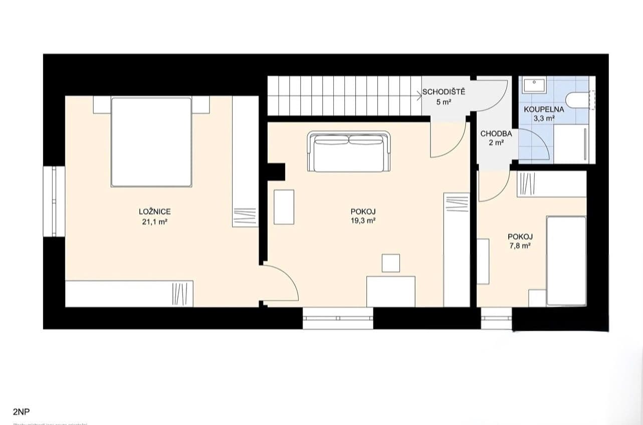 Predaj domu 85 m², pozemek 324 m², Nová Ves, Středočeský kraj Predaj domu 85 m², pozemek 324 m², Nová Ves, Středočeský kraj