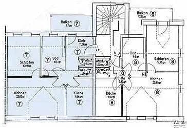 Prenájom bytu 2-izbový 75 m², Waldenburger Straße 14, Glauchau, Sasko Prenájom bytu 2-izbový 75 m², Waldenburger Straße 14, Glauchau, Sasko