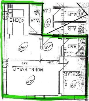 Predaj bytu 2-izbový 69 m², Vlothoerstr. 71c, Herford, Severné Porýnie - Westfálsko Predaj bytu 2-izbový 69 m², Vlothoerstr. 71c, Herford, Severné Porýnie - Westfálsko