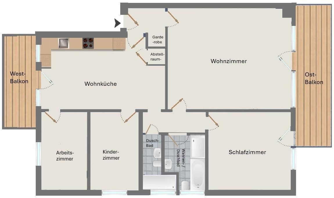 Predaj bytu 4-izbový 103 m², Oberursel (Taunus), Hesensko Predaj bytu 4-izbový 103 m², Oberursel (Taunus), Hesensko