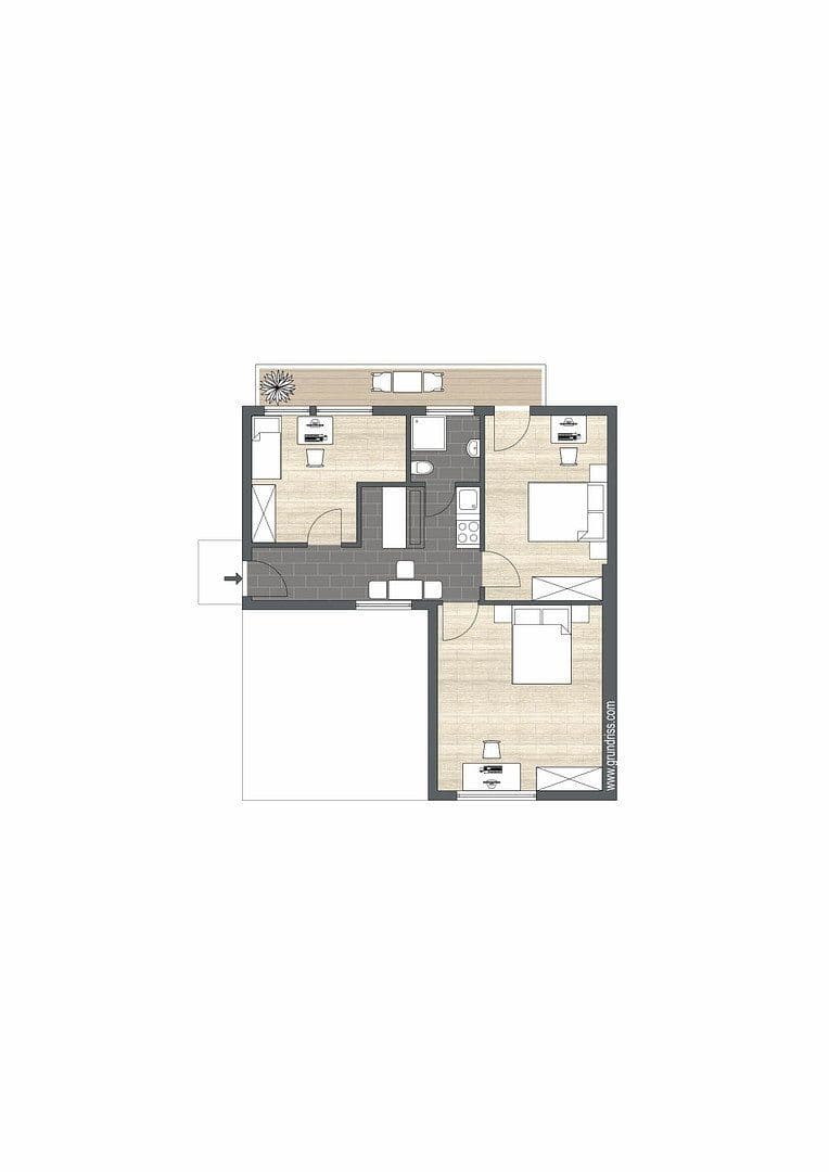 Predaj bytu 3-izbový 64 m², Düsseldorf, Severné Porýnie - Westfálsko Predaj bytu 3-izbový 64 m², Düsseldorf, Severné Porýnie - Westfálsko