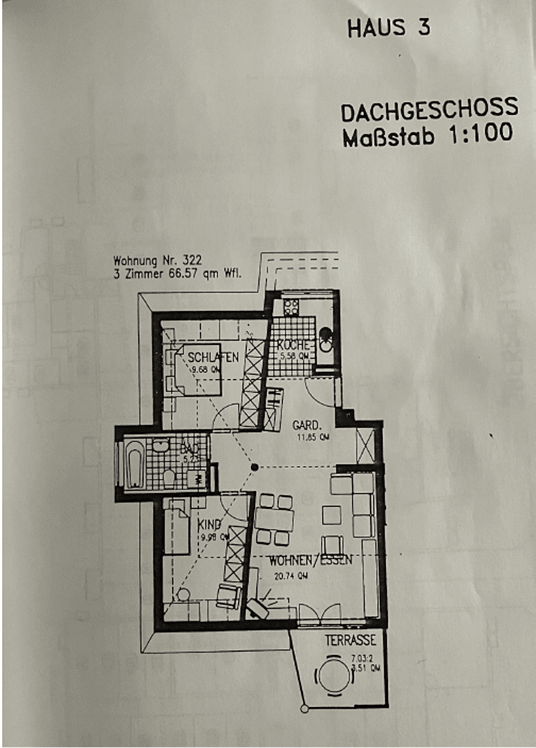 Predaj bytu 3-izbový 67 m², Vöhringen, Bavorsko Predaj bytu 3-izbový 67 m², Vöhringen, Bavorsko