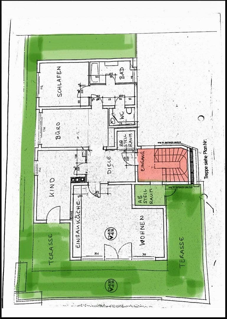 Prenájom bytu 3-izbový 120 m², Gerasmühler Straße 31, Stein, Bavorsko Prenájom bytu 3-izbový 120 m², Gerasmühler Straße 31, Stein, Bavorsko