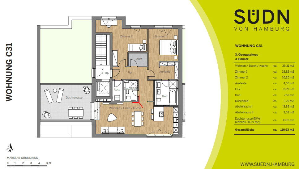 Prenájom bytu 3-izbový 116 m², Torfstecherweg 52, Hamburg, Hamburg Prenájom bytu 3-izbový 116 m², Torfstecherweg 52, Hamburg, Hamburg
