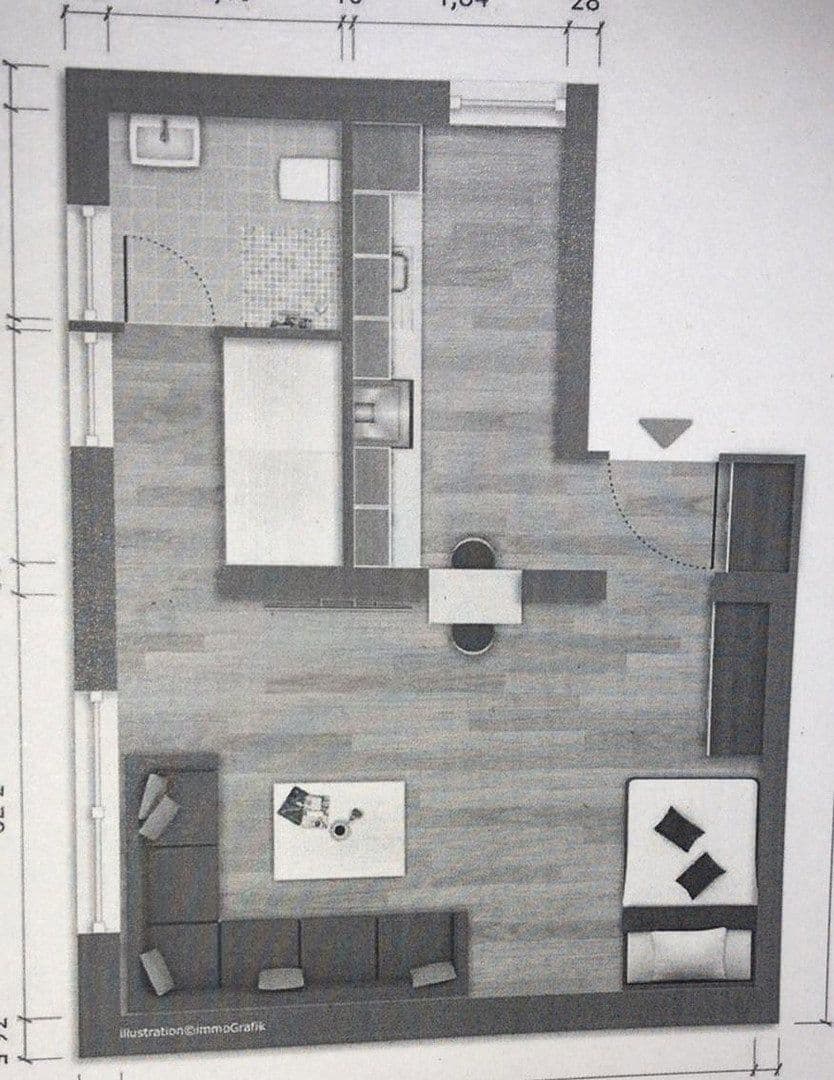 Predaj bytu 1-izbový 39 m², Arnoldstrasse 17, Mülheim an der Ruhr, Severné Porýnie - Westfálsko Predaj bytu 1-izbový 39 m², Arnoldstrasse 17, Mülheim an der Ruhr, Severné Porýnie - Westfálsko