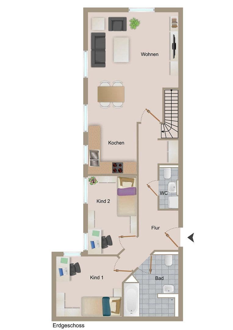Predaj bytu 4-izbový 141 m², Brunnthal, Bavorsko Predaj bytu 4-izbový 141 m², Brunnthal, Bavorsko