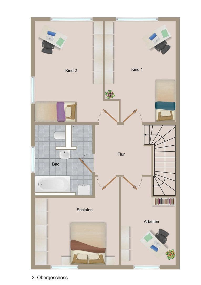 Predaj domu 175 m², pozemek 260 m², Brunnthal, Bavorsko Predaj domu 175 m², pozemek 260 m², Brunnthal, Bavorsko