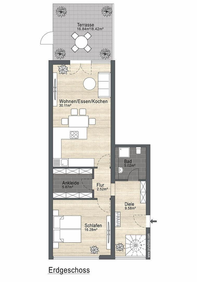 Predaj bytu 3-izbový 104 m², Gladbacher Straße 47, Neuss, Severné Porýnie - Westfálsko Predaj bytu 3-izbový 104 m², Gladbacher Straße 47, Neuss, Severné Porýnie - Westfálsko