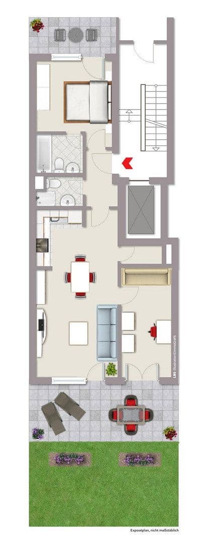Prenájom bytu 3-izbový 71 m², Kleine Alexanderstraße 7, Berlin, Berlín Prenájom bytu 3-izbový 71 m², Kleine Alexanderstraße 7, Berlin, Berlín