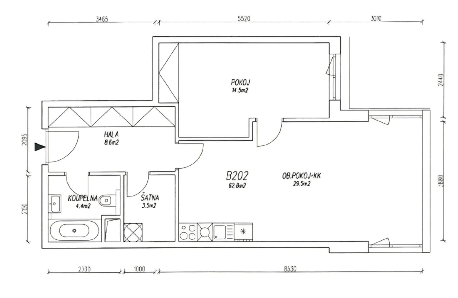 Prenájom bytu 2-izbový 63 m², Žitenická, Praha, Praha Prenájom bytu 2-izbový 63 m², Žitenická, Praha, Praha