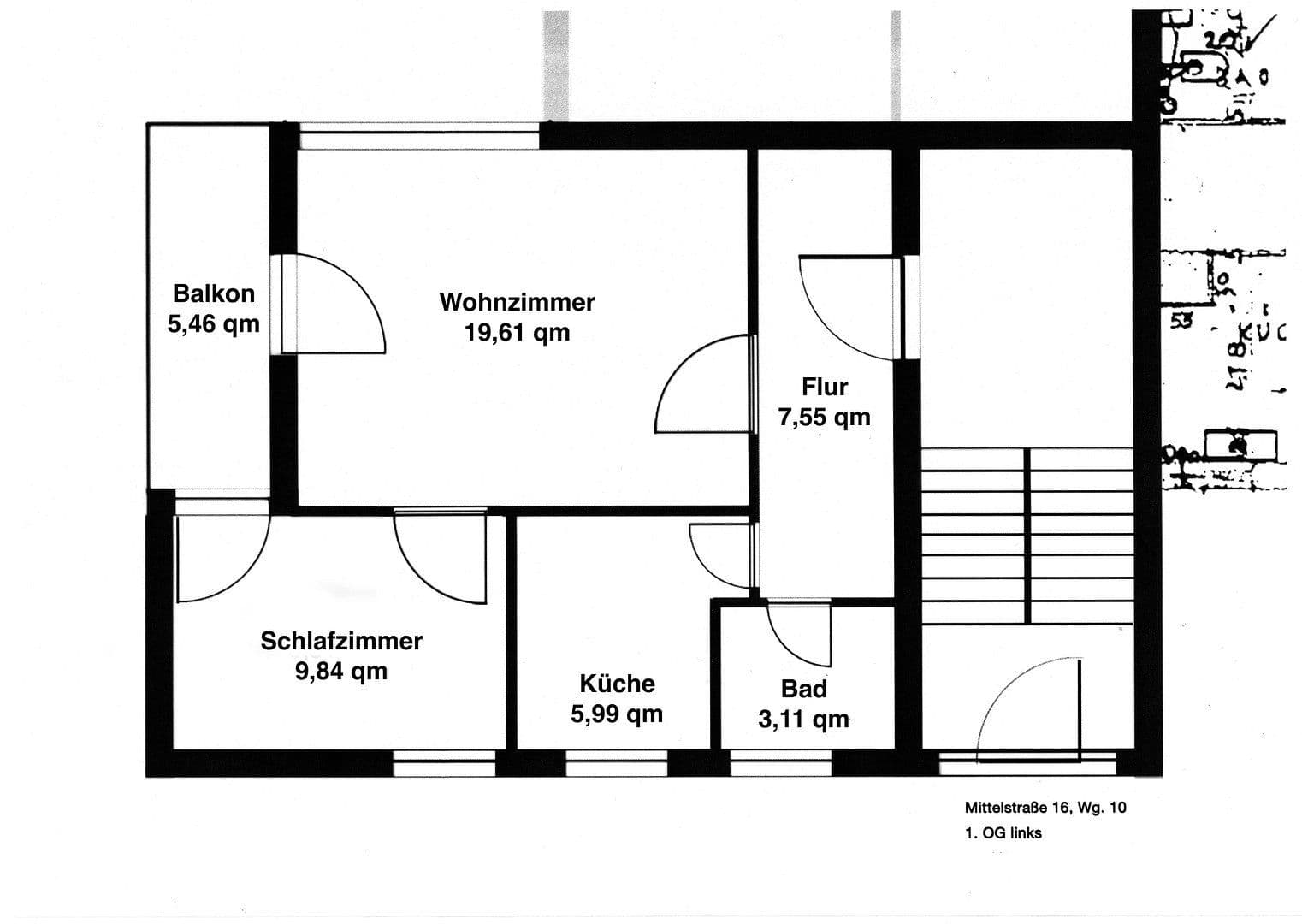 Predaj bytu 2-izbový 50 m², Mittelstraße 16, Berlin-Steglitz, Berlín Predaj bytu 2-izbový 50 m², Mittelstraße 16, Berlin-Steglitz, Berlín