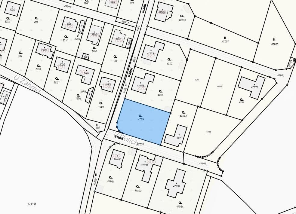 Predaj pozemku 1.108 m², Tábor, Jihočeský kraj Predaj pozemku 1.108 m², Tábor, Jihočeský kraj