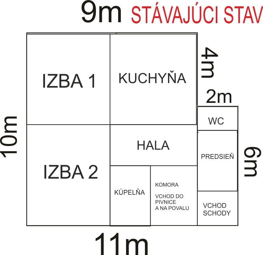 Predaj domu 100 m², pozemek 777 m², 1. mája, Leopoldov, Trnavský kraj Predaj domu 100 m², pozemek 777 m², 1. mája, Leopoldov, Trnavský kraj