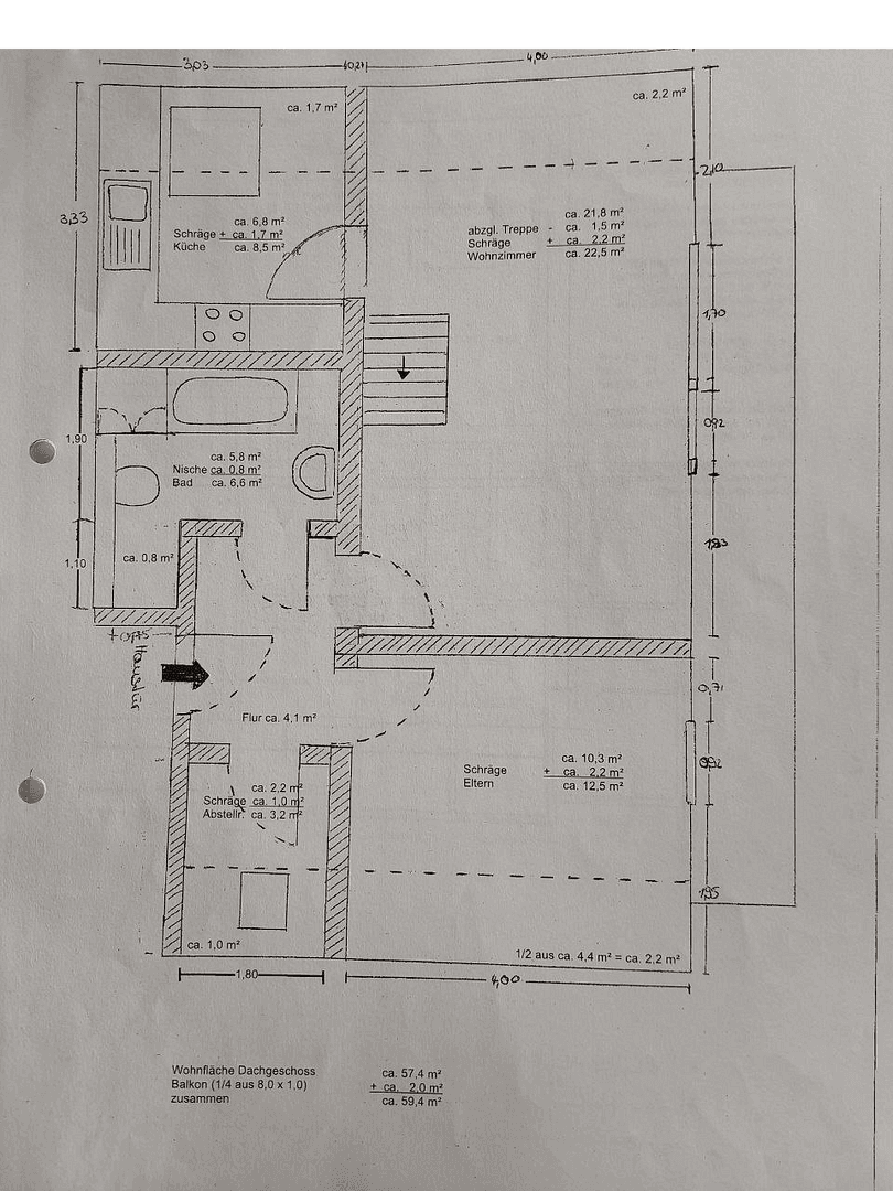 Predaj bytu 4-izbový 60 m², Lustadt, Porýnie-Falcko Predaj bytu 4-izbový 60 m², Lustadt, Porýnie-Falcko