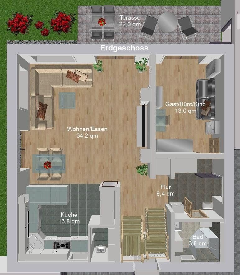 Predaj domu 158 m², pozemek 400 m², Rosenheim, Bavorsko Predaj domu 158 m², pozemek 400 m², Rosenheim, Bavorsko