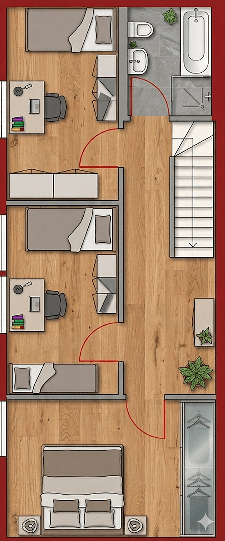 Prenájom bytu 4-izbový 132 m², Hamburg, Hamburg Prenájom bytu 4-izbový 132 m², Hamburg, Hamburg