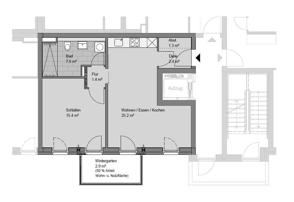 Prenájom bytu 2-izbový 57 m², Holsteiner Chaussee 22, Hamburg, Hamburg Prenájom bytu 2-izbový 57 m², Holsteiner Chaussee 22, Hamburg, Hamburg