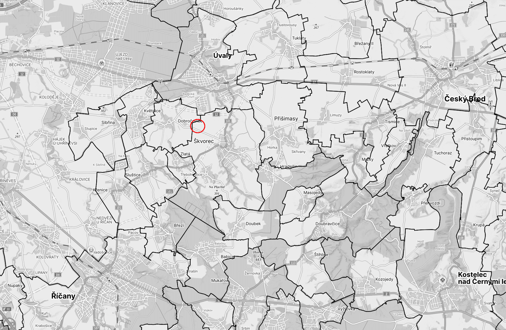 Predaj pozemku 5.992 m², Škvorec, Středočeský kraj Predaj pozemku 5.992 m², Škvorec, Středočeský kraj
