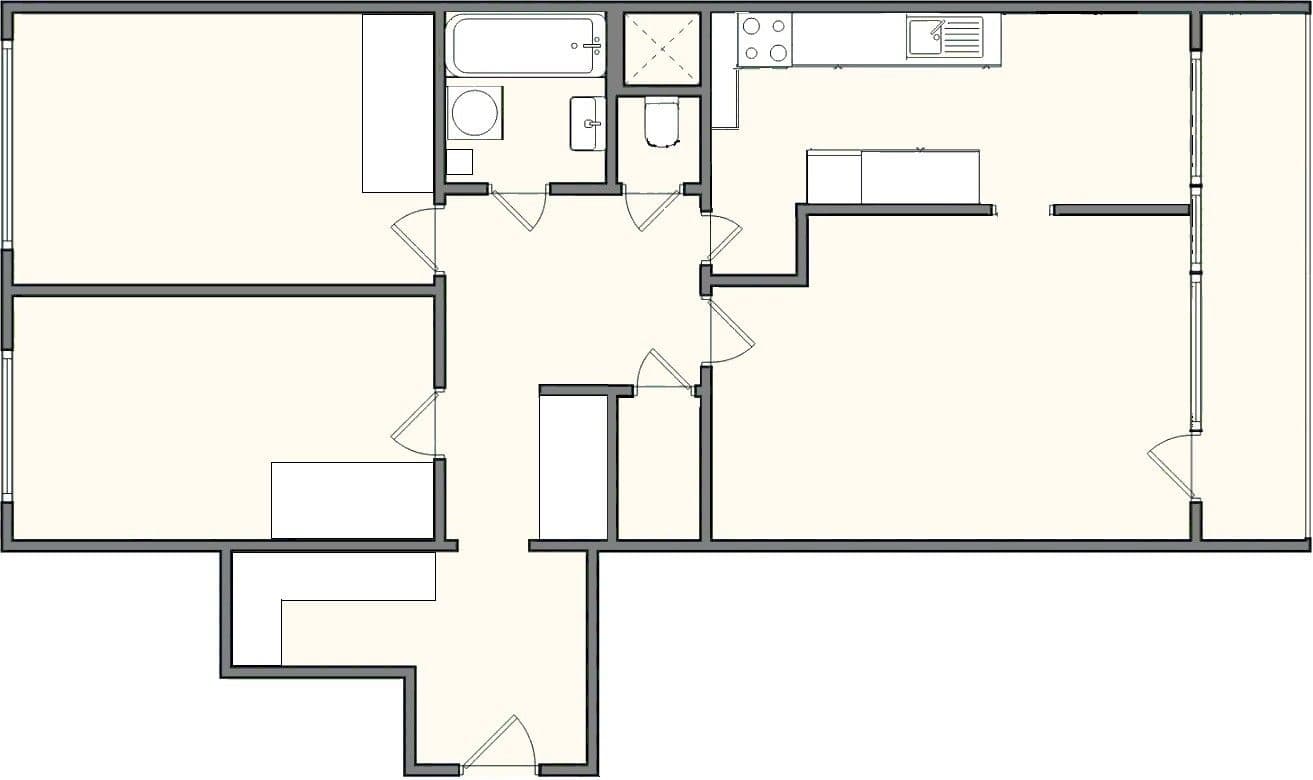 Prenájom bytu 3-izbový 78 m², Krouzova, Praha, Praha Prenájom bytu 3-izbový 78 m², Krouzova, Praha, Praha