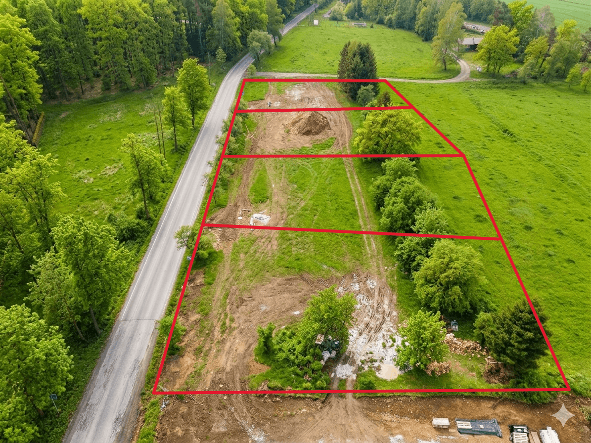 Predaj pozemku 1.094 m², Dírná, Jihočeský kraj Predaj pozemku 1.094 m², Dírná, Jihočeský kraj