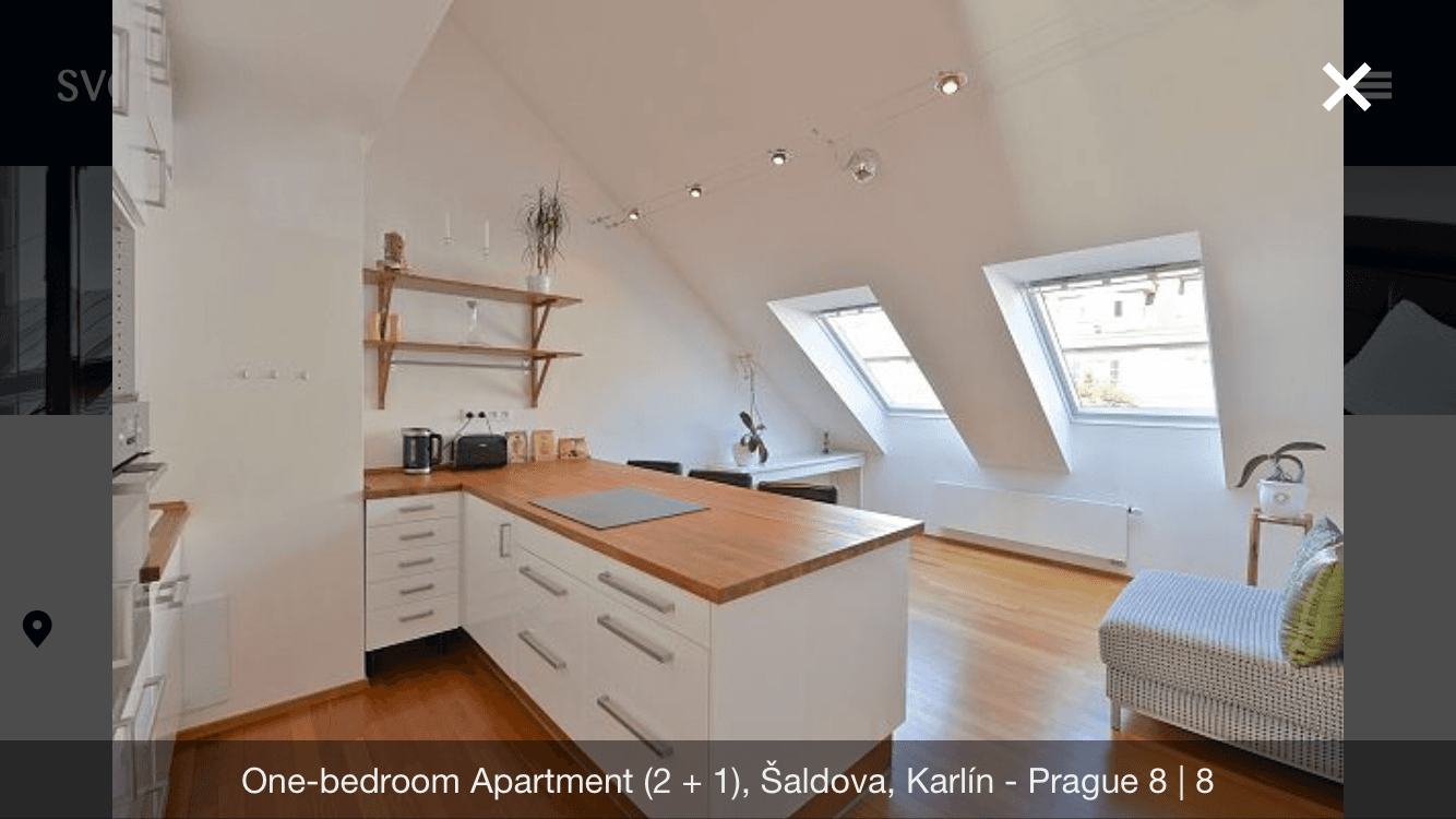 Prenájom bytu 3-izbový 103 m², Šaldova, Praha, Praha Prenájom bytu 3-izbový 103 m², Šaldova, Praha, Praha